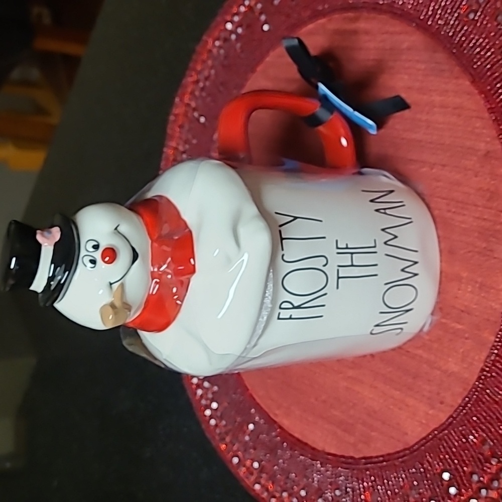 Rae Dunn Frosty The Snowman Mug w/Lid